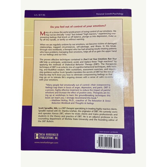 Don't Let Your Emotions Run Your Your Life Self Help Workbook - Picture 10 of 12